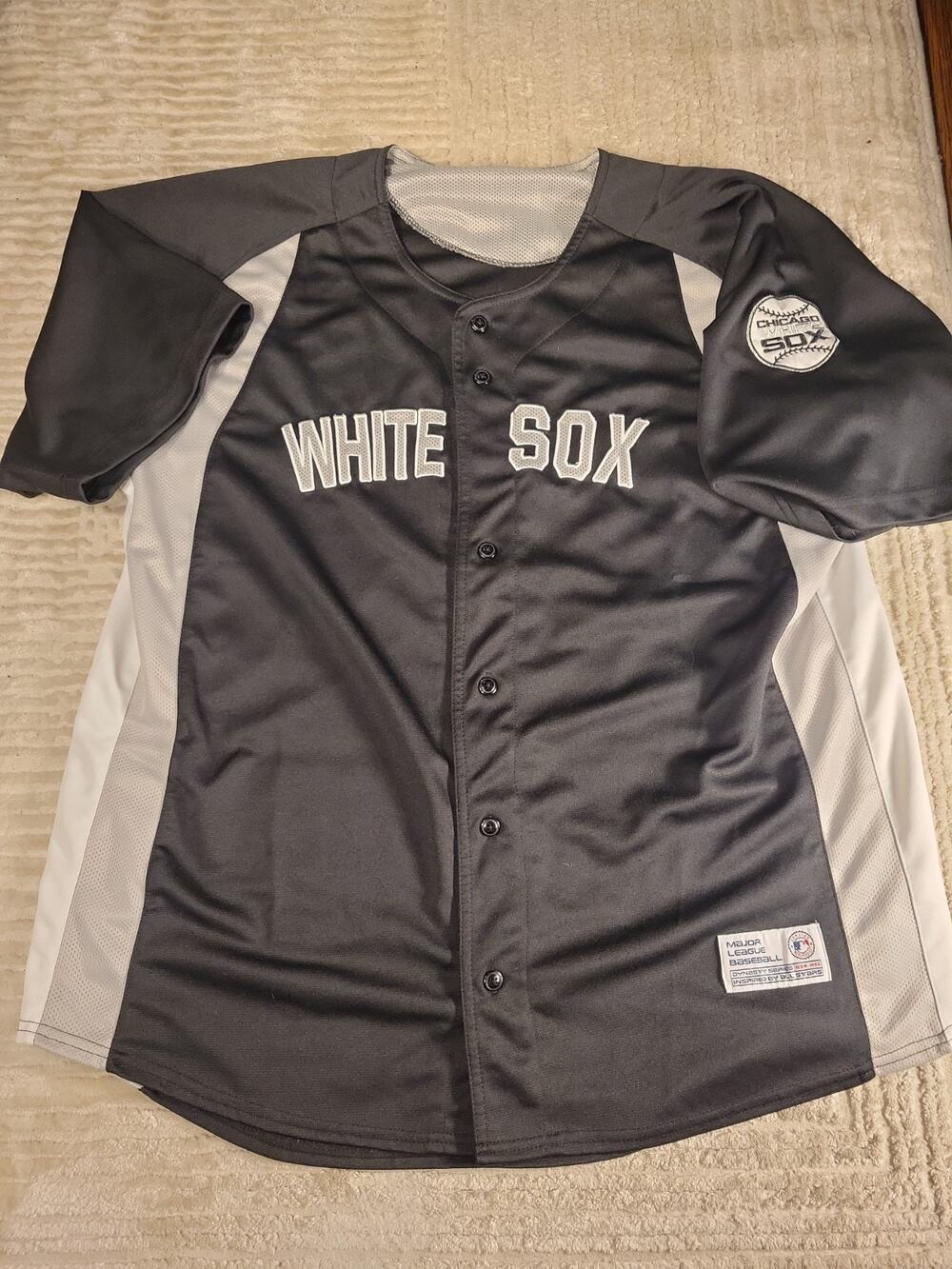 Chicago White Sox Jersey Baseball MLB Mens Size 2XL XXL Adult Button Up